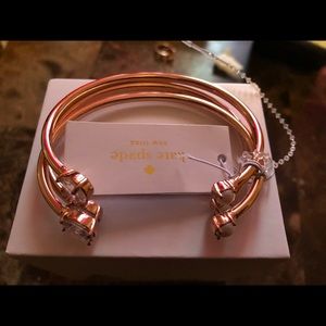 kate spade toe the line bangle set 3pcs